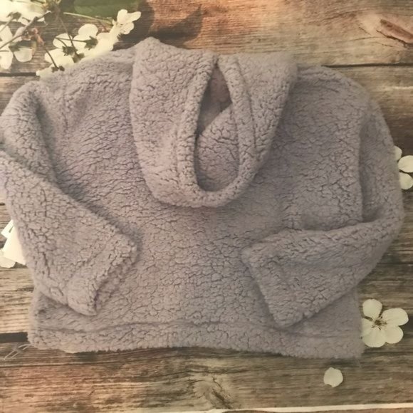 NWT Zella Cassie Faux Shearling Hoodie Size Large - Picture 12 of 14